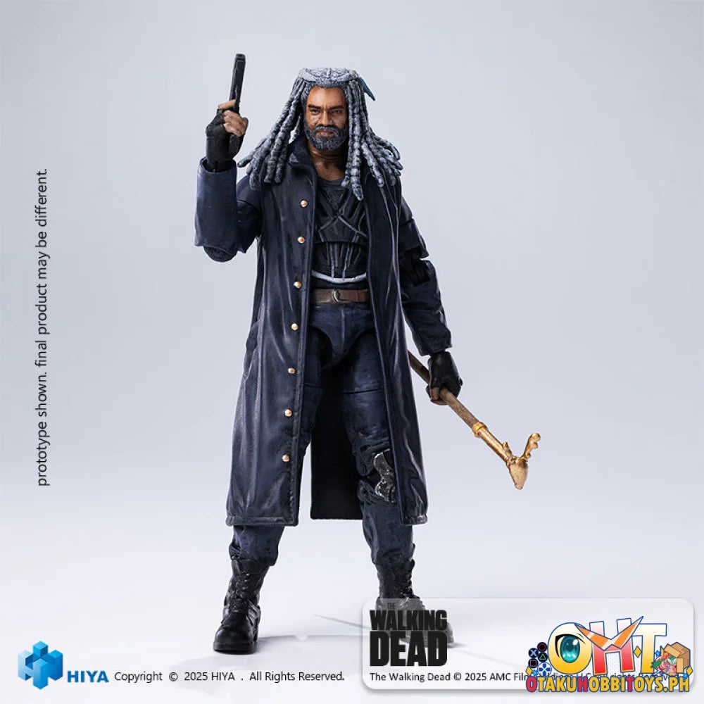 HIYA Toys 1/18 The Walking Dead Ezekiel Action Figure Articulated Figure