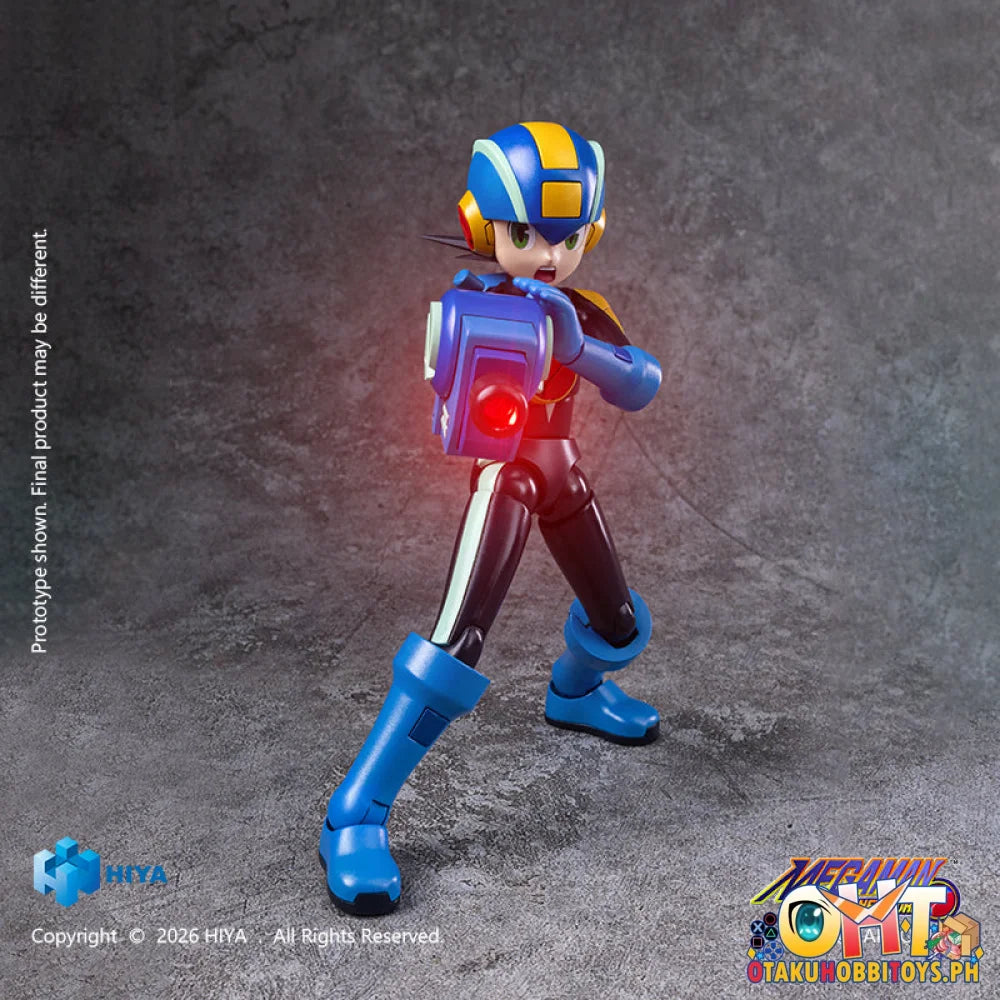 HIYA Toys 12.5cm Mega Man Battle Network Series - MegaMan.EXE Action Figure EBM0389 - Articulated Figure
