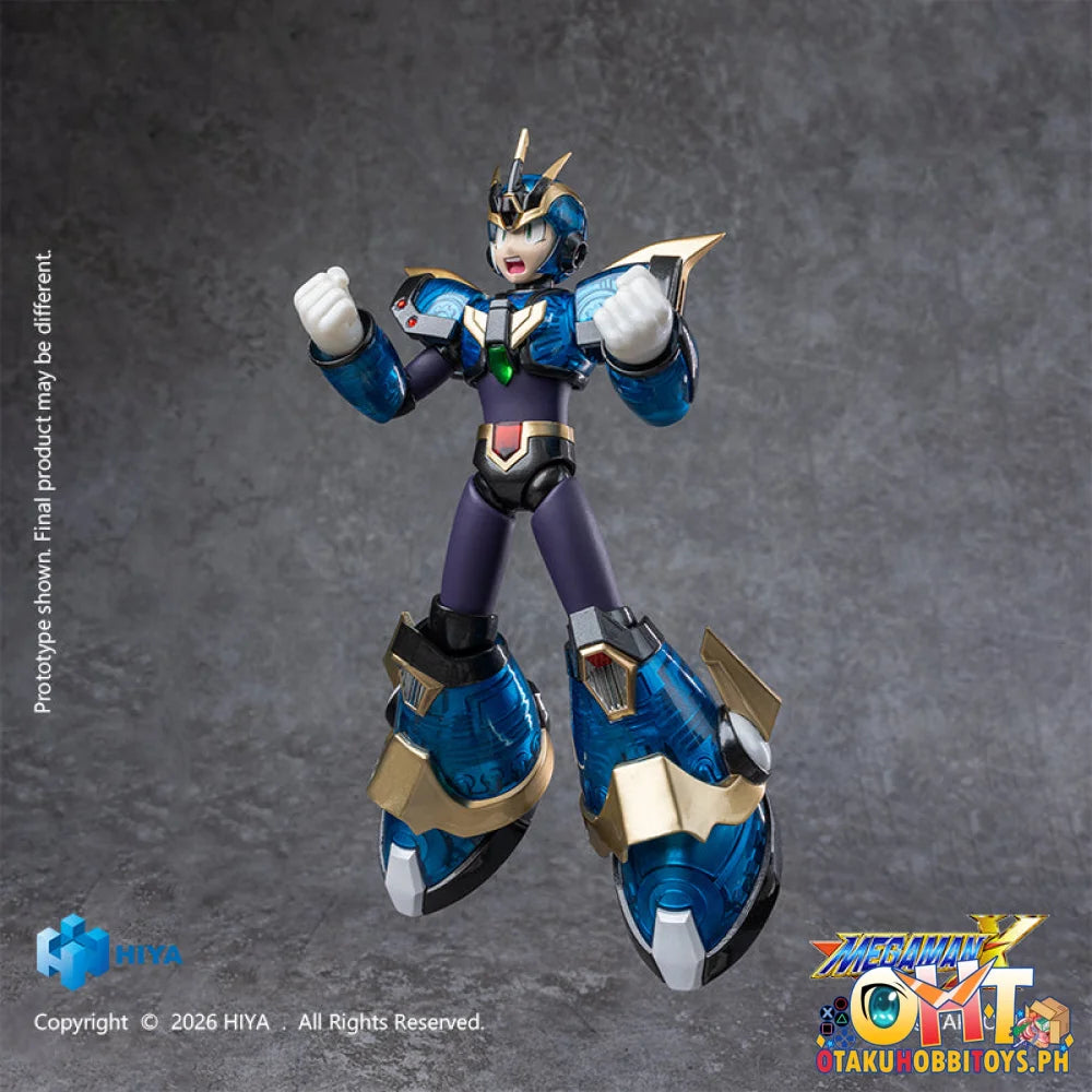 Hiya Toys 15.5cm Mega Man X Series X Ultimate Armor Action Figure EBM0383 - Articulated Figure