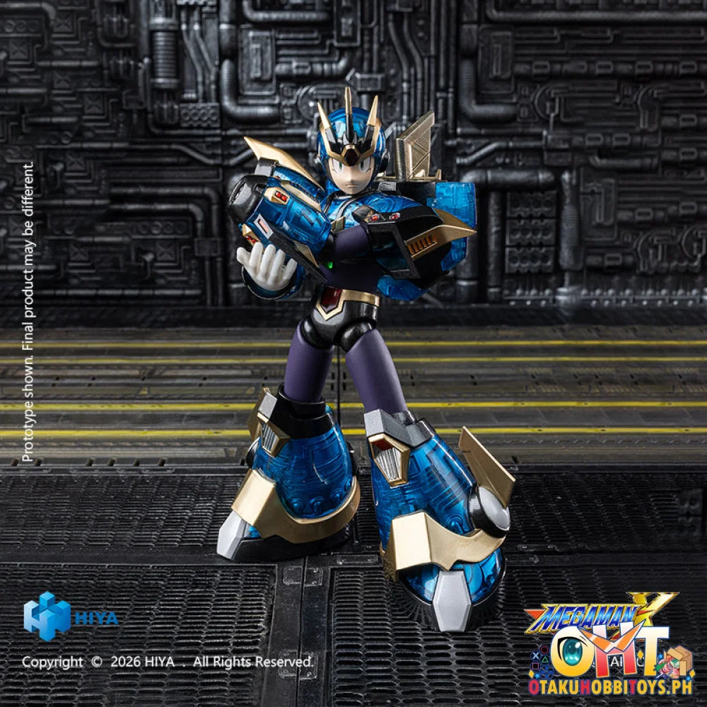 Hiya Toys 15.5cm Mega Man X Series X Ultimate Armor Action Figure EBM0383 - Articulated Figure