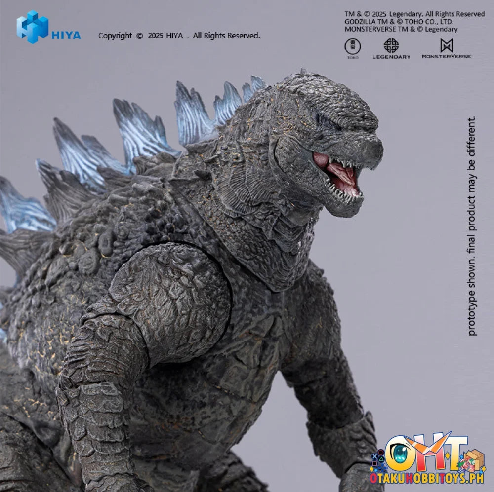 HIYA Toys 16cm Godzilla 2014 Articulated Heat Ray Godzilla Translucent Ver. EBG0079