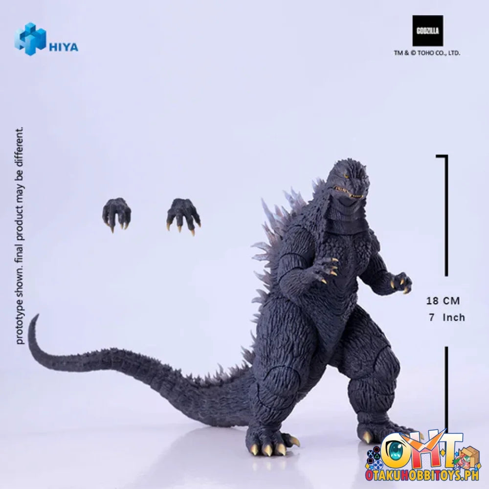 Hiya Toys EXQUISITE BASIC Godzilla vs. Mechagodzilla (2002) Radioglide Godzilla Prize Figure