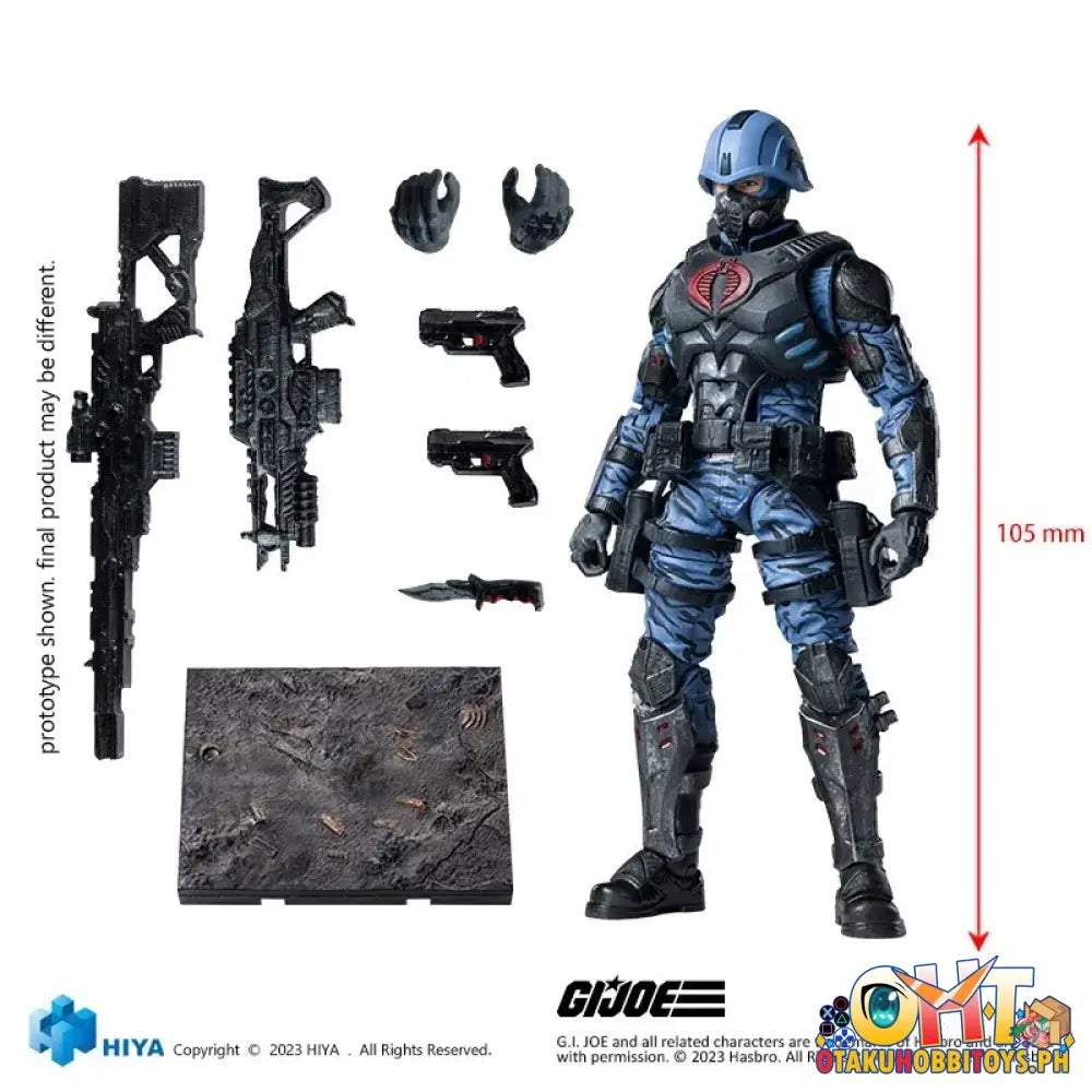 Hiya Toys G.i.joe Exquisite Mini 1/18 Cobra Trooper Emg0146