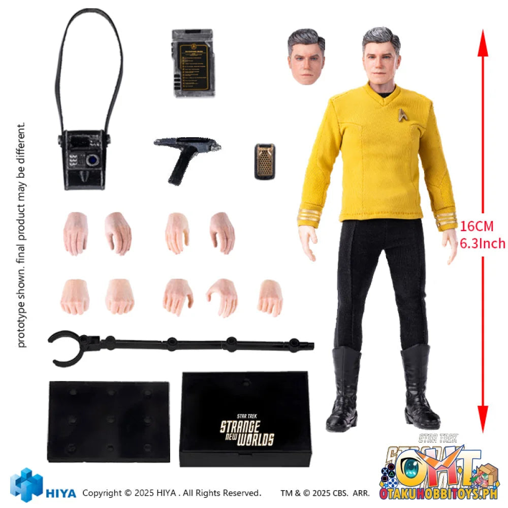 HIYA Toys Star Trek Strange New Worlds 1/12 Pike Action Figure ESS0157