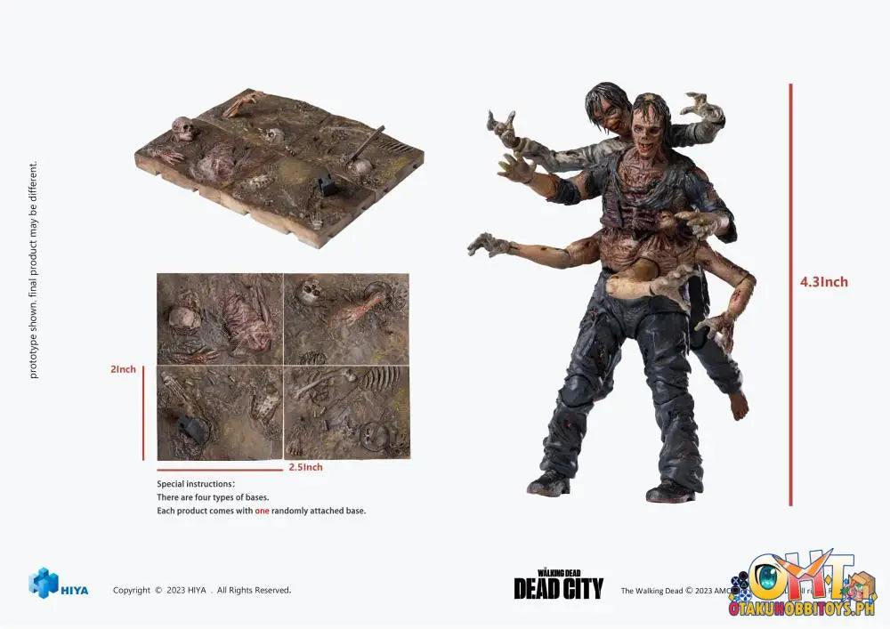 Hiya Toys The Walking Dead: Dead City Exquisite Mini 1/18 Walker King Emw0308
