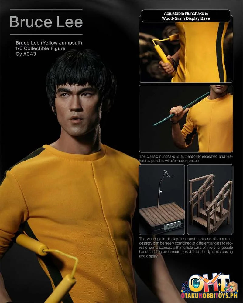 INART 1/6 Bruce Lee (Yellow Jumpsuit) - Scale Figure