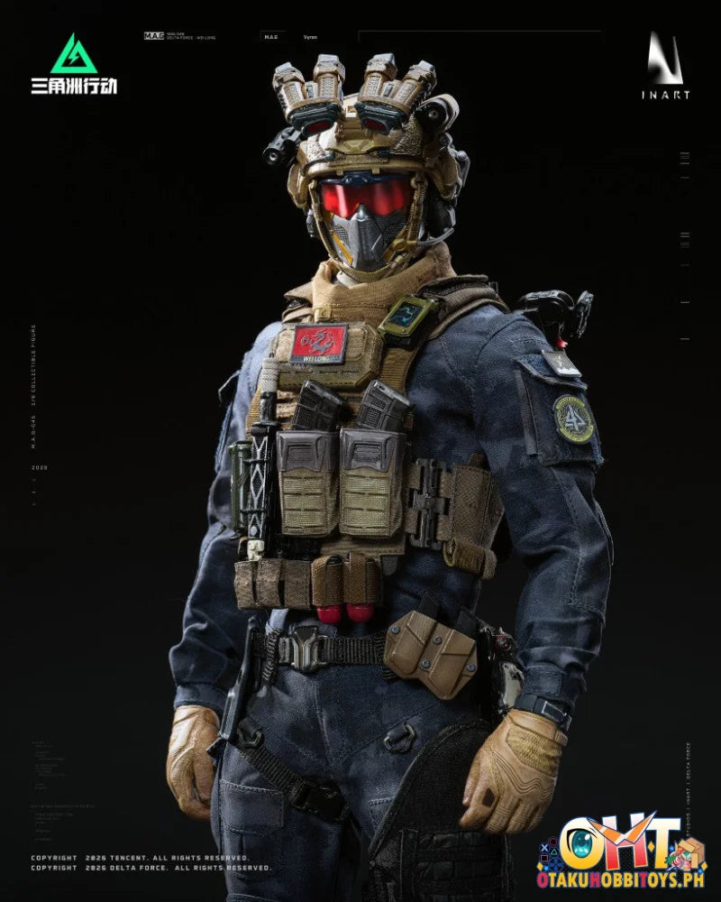 INART 1/6 Delta Force VYRON Action Figure MAG045 - Articulated Figure