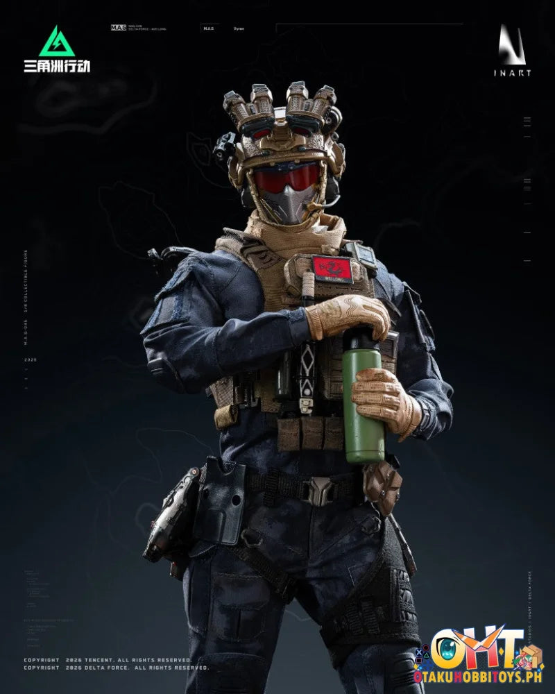 INART 1/6 Delta Force VYRON Action Figure MAG045 - Articulated Figure