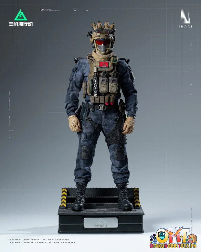 INART 1/6 Delta Force VYRON Action Figure MAG045 - Articulated Figure