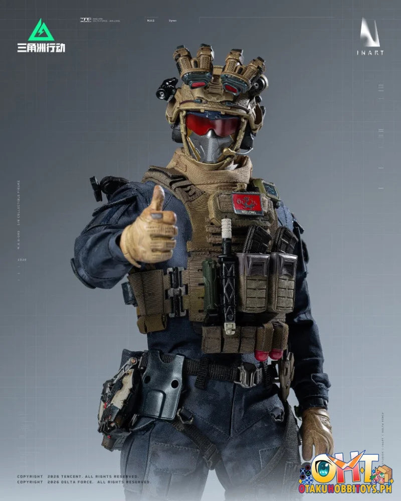 INART 1/6 Delta Force VYRON Action Figure MAG045 - Articulated Figure