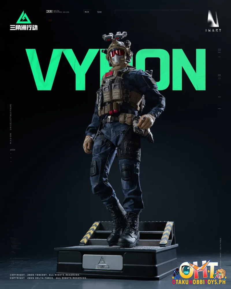 INART 1/6 Delta Force VYRON Action Figure MAG045 - Articulated Figure