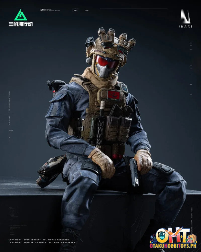 INART 1/6 Delta Force VYRON Action Figure MAG045 - Articulated Figure