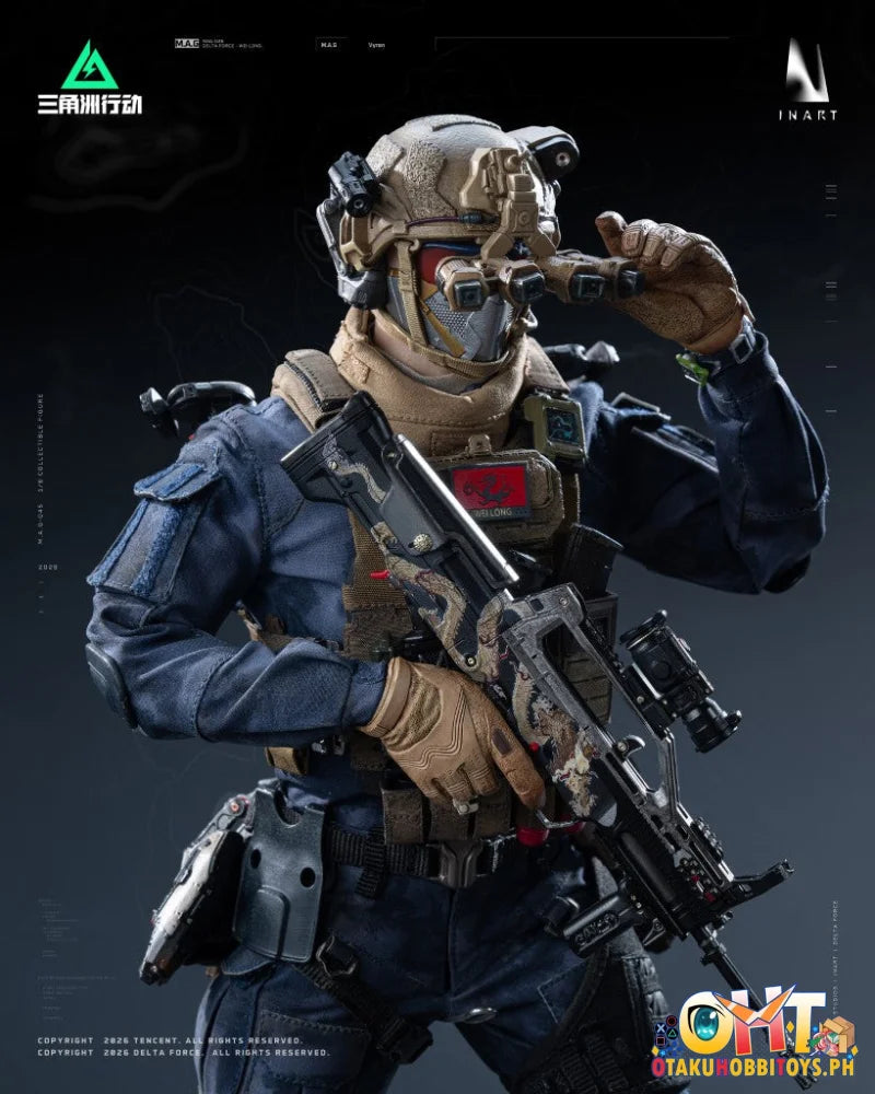 INART 1/6 Delta Force VYRON Action Figure MAG045 - Articulated Figure