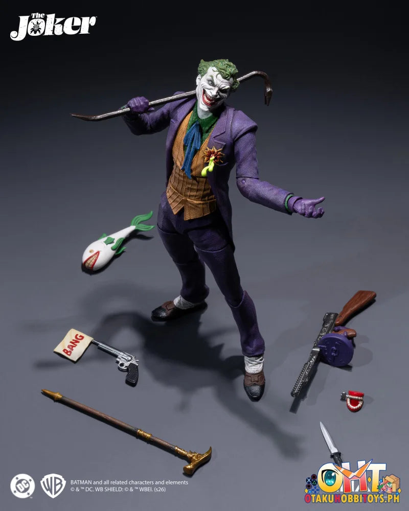 INART Action 1/12 DC / Batman MAG C0005 The Joker Action Figure (Comic Version) - Articulated Figure