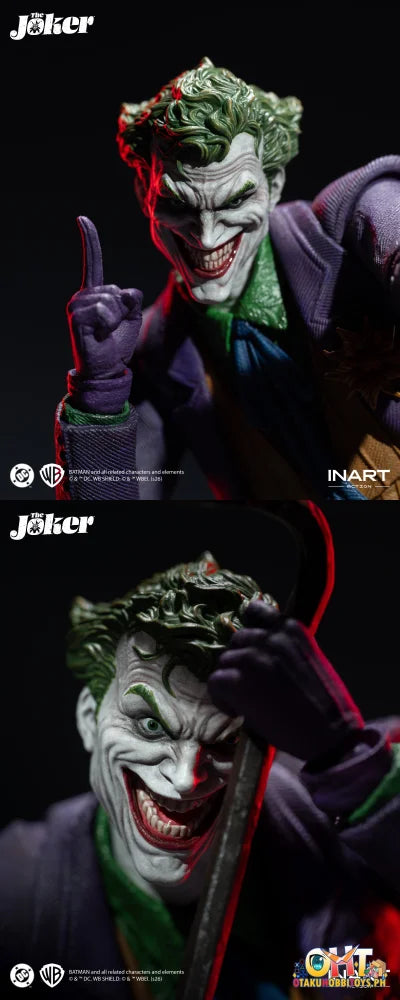 INART Action 1/12 DC / Batman MAG C0005 The Joker Action Figure (Comic Version) - Articulated Figure