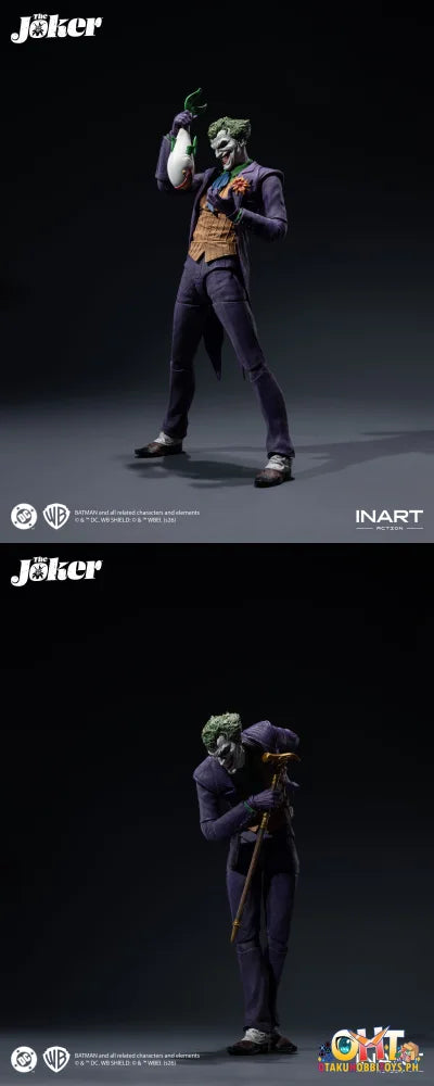INART Action 1/12 DC / Batman MAG C0005 The Joker Action Figure (Comic Version) - Articulated Figure