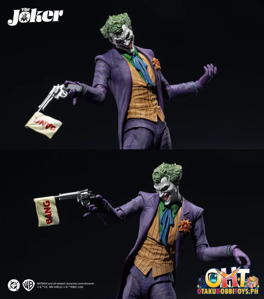 INART Action 1/12 DC / Batman MAG C0005 The Joker Action Figure (Comic Version) - Articulated Figure