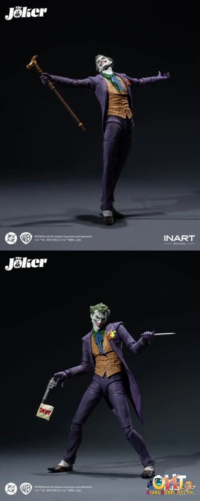 INART Action 1/12 DC / Batman MAG C0005 The Joker Action Figure (Comic Version) - Articulated Figure