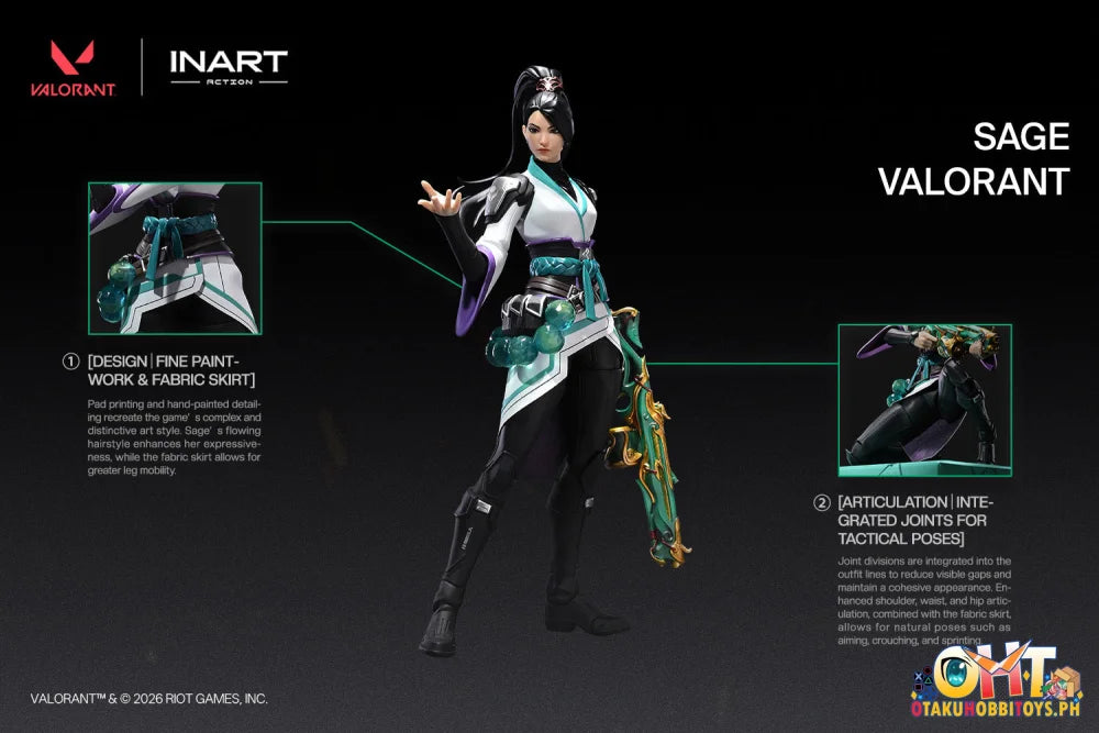 Inart Action - VALORANT - Sage Action Figure - Articulated Figure