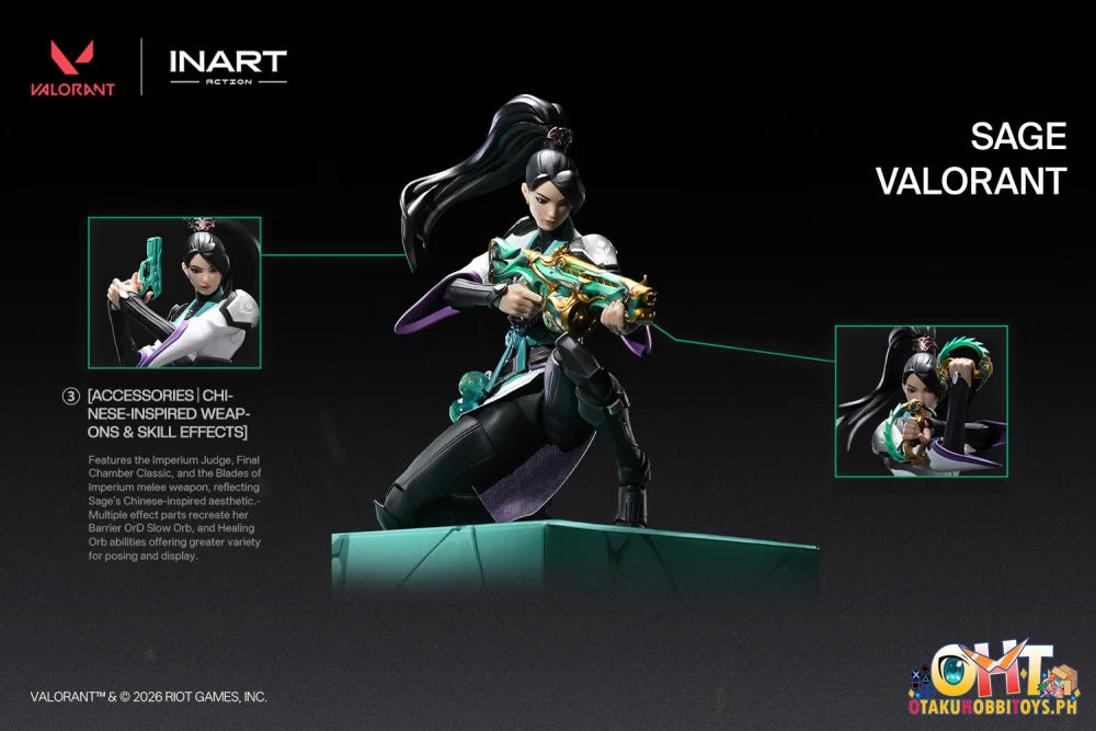 Inart Action - VALORANT - Sage Action Figure - Articulated Figure