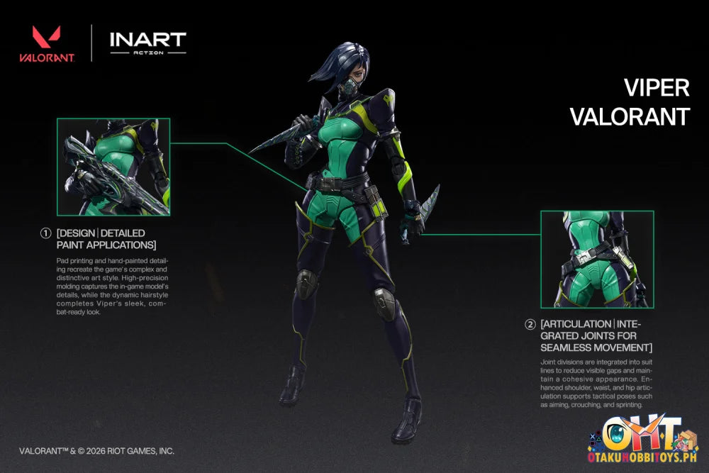Inart Action - VALORANT - Viper Action Figure - Articulated Figure