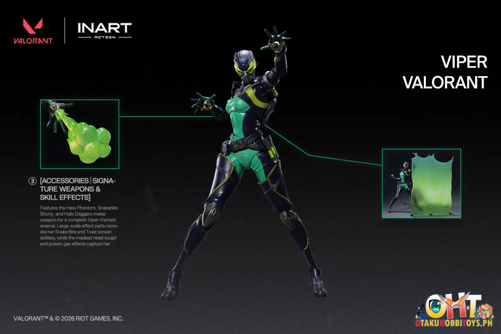 Inart Action - VALORANT - Viper Action Figure - Articulated Figure