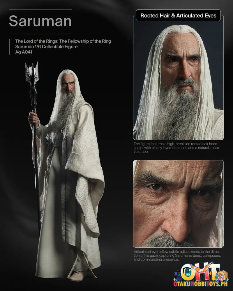 INART INART, The Lord of the Rings: The Fellowship of the Ring, Saruman 1/6 Collectible Figure - Scale Figure