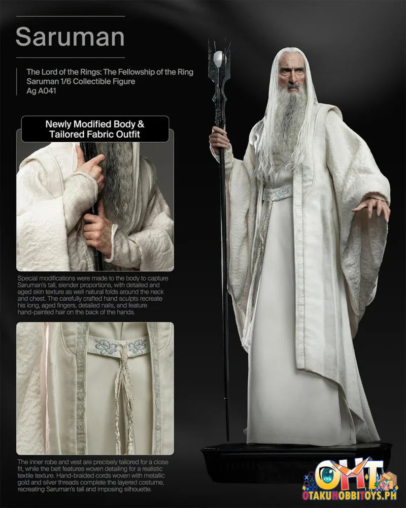 INART INART, The Lord of the Rings: The Fellowship of the Ring, Saruman 1/6 Collectible Figure - Scale Figure