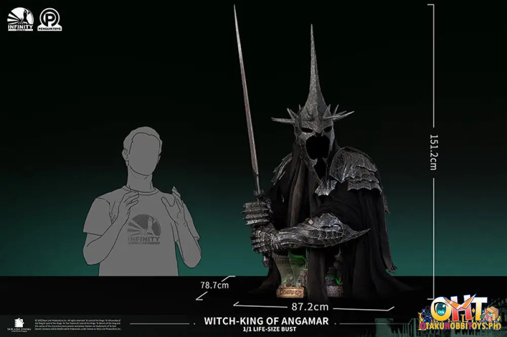 Infinity Studio The Lord Of The Rings Witch-King Angmar Life Size Bust Scale Figure