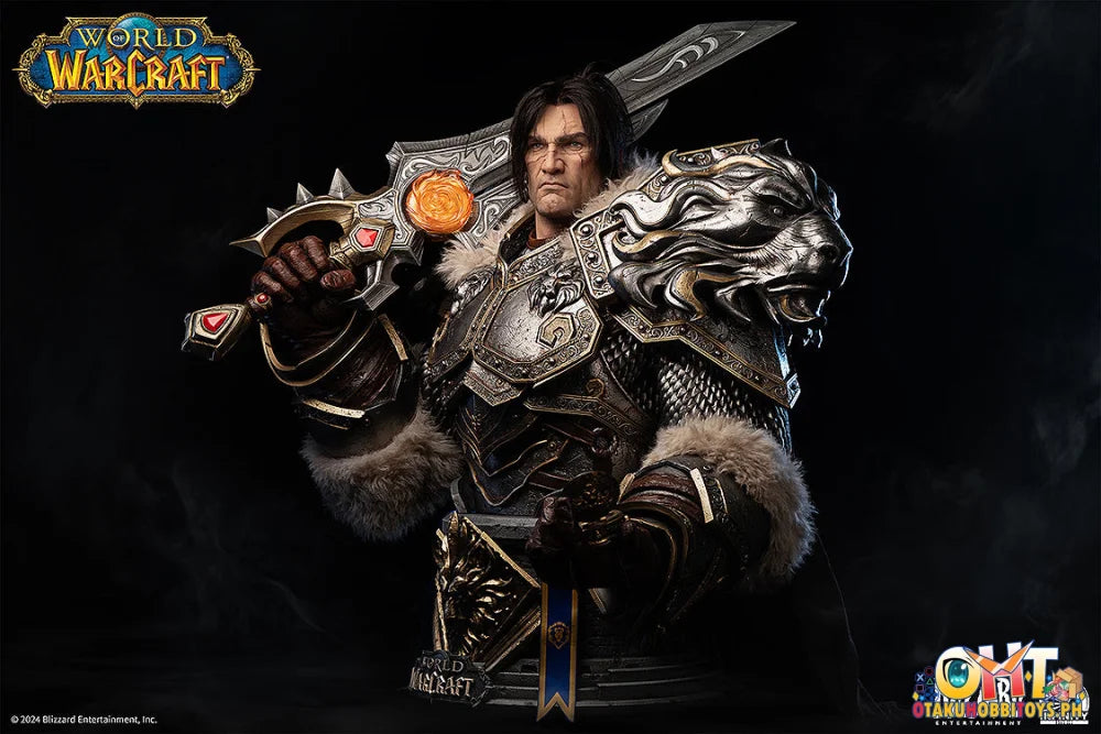Infinity Studio X Blizzard Entertainment Varian Wrynn Life Size Bust Scale Figure