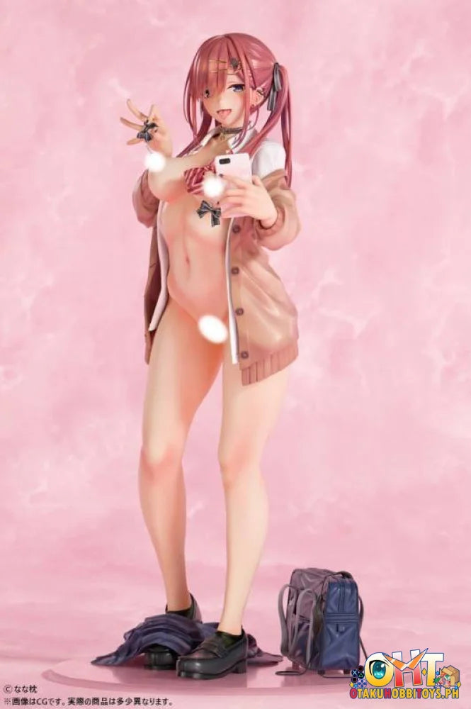 Insight 1/5 Red-Haired Gyaru-Chan Bare Face Ver. Original Character by Nanamakura Scale Figure