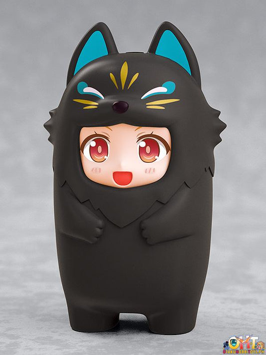 Nendoroid More Kigurumi Face Parts Case (Black Kitsune)