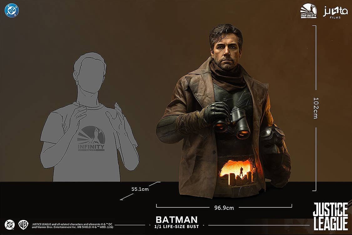 Infinity Studio Infinity Studio Zack Snyder’s Justice League Nightmare Batman 1/1 Scale Bust Model