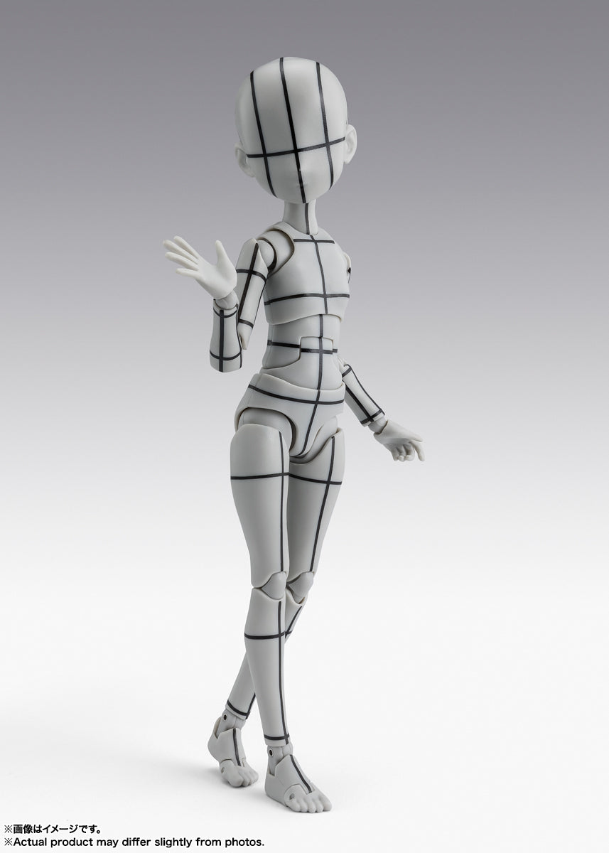 Bandai Non-Characters S.H.Figuarts BODY CHAN -KEN SUGIMORI- WIRE FRAME (Gray)