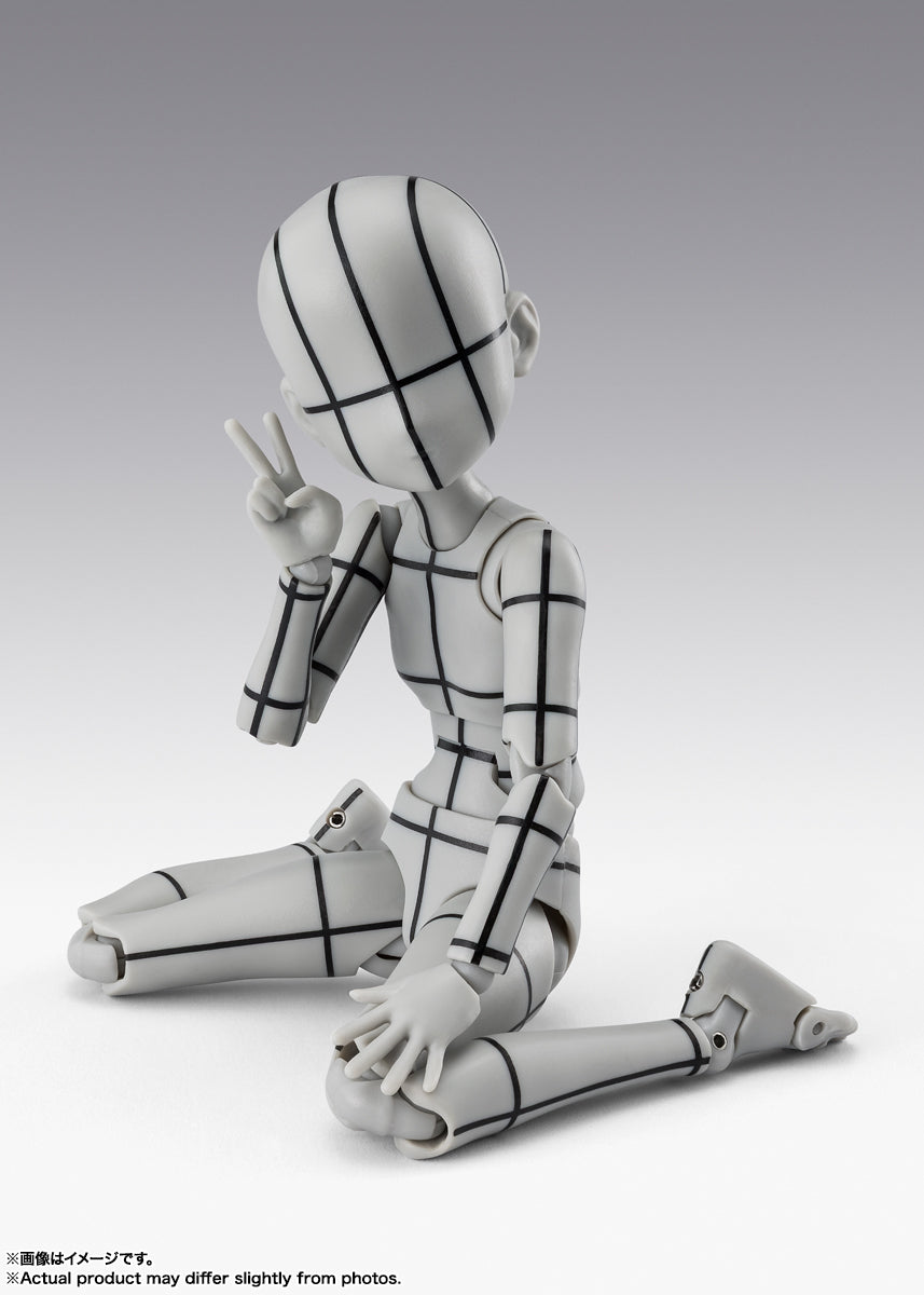 Bandai Non-Characters S.H.Figuarts BODY CHAN -KEN SUGIMORI- WIRE FRAME (Gray)