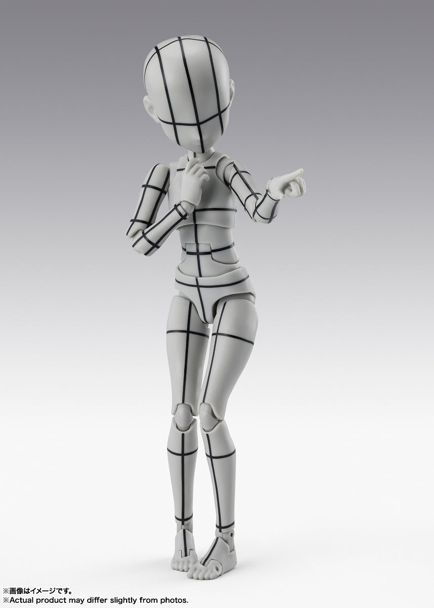 Bandai Non-Characters S.H.Figuarts BODY CHAN -KEN SUGIMORI- WIRE FRAME (Gray)