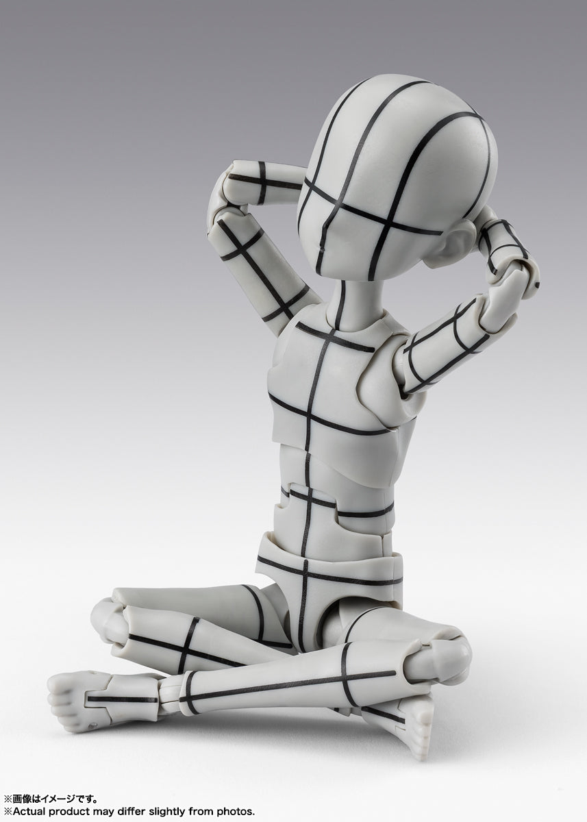 Bandai Non-Characters S.H.Figuarts BODY KUN -KEN SUGIMORI- WIRE FRAME (Gray)