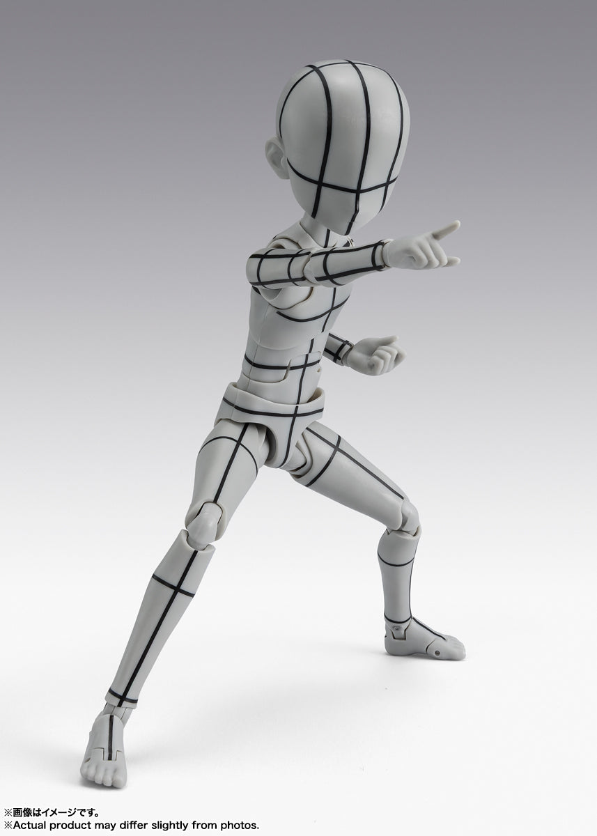 Bandai Non-Characters S.H.Figuarts BODY KUN -KEN SUGIMORI- WIRE FRAME (Gray)
