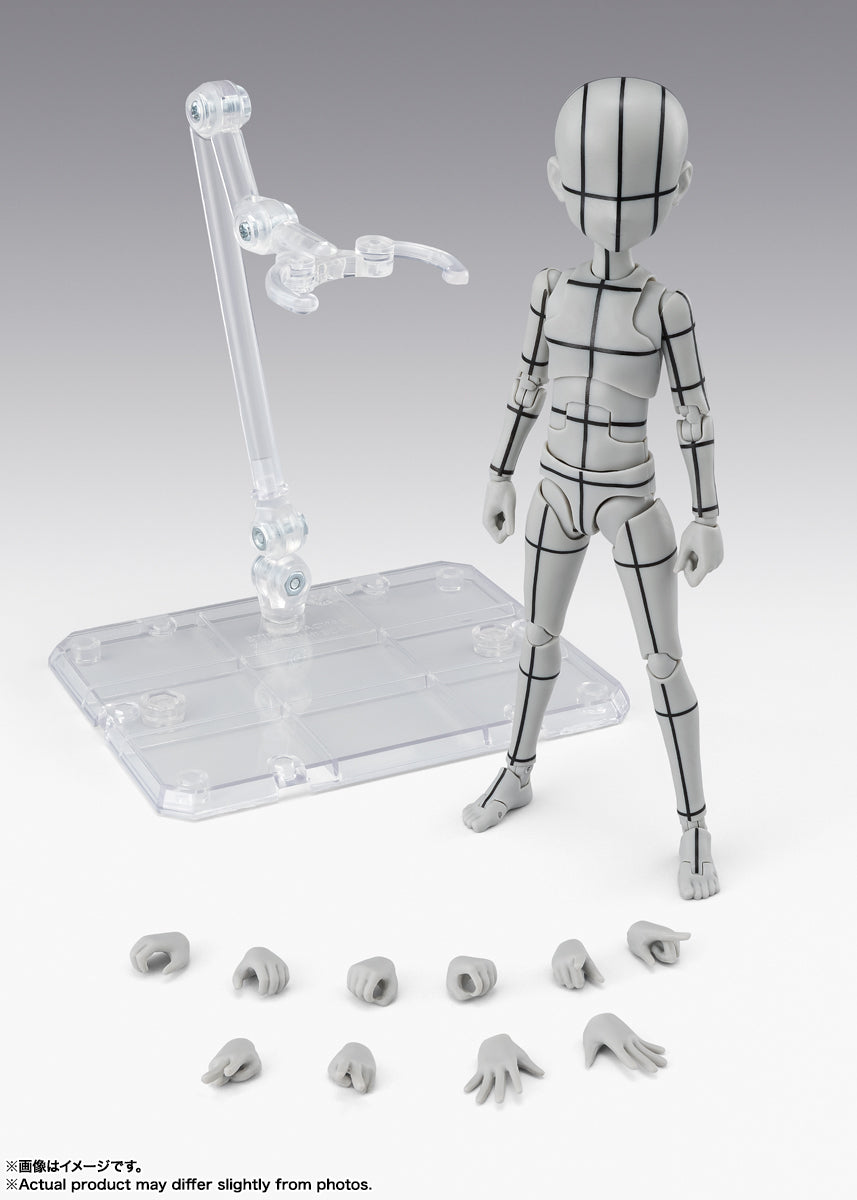 Bandai Non-Characters S.H.Figuarts BODY KUN -KEN SUGIMORI- WIRE FRAME (Gray)