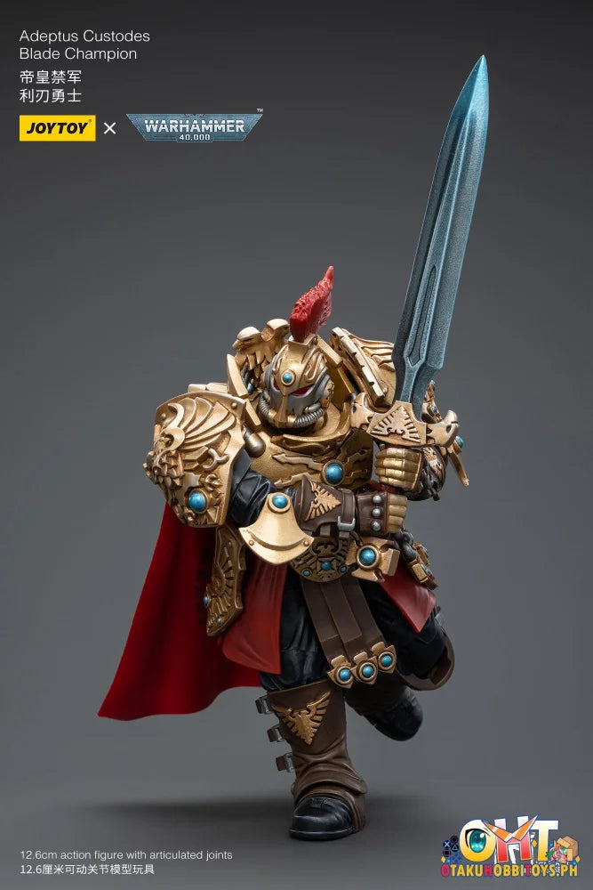 Joytoy 1/18 Adeptus Custodes Blade Champion - Jt8124-R Articulated Figure