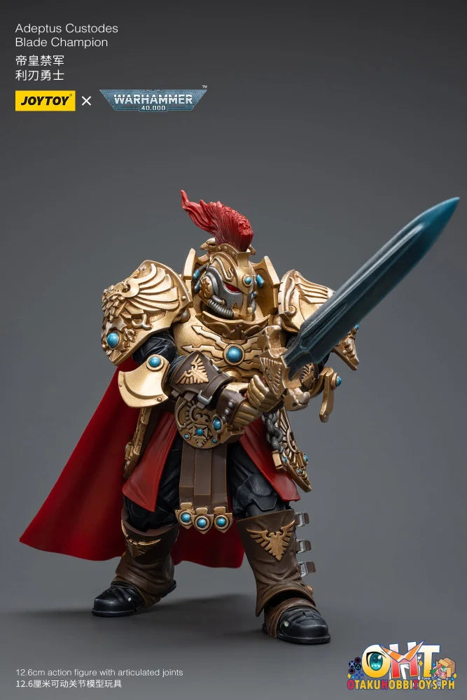 Joytoy 1/18 Adeptus Custodes Blade Champion - Jt8124-R Articulated Figure