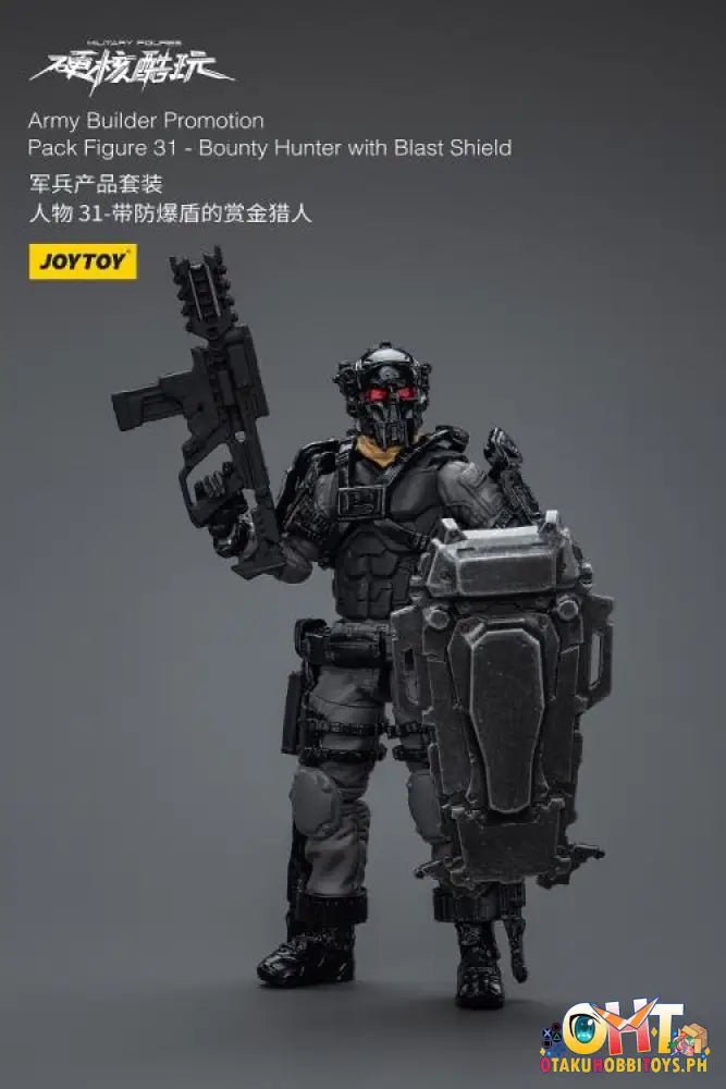 Joytoy 1/18 Army Builder Promotion Pack Figure 31 Bounty Hunter With Blast Shield Jt1774 Articulated