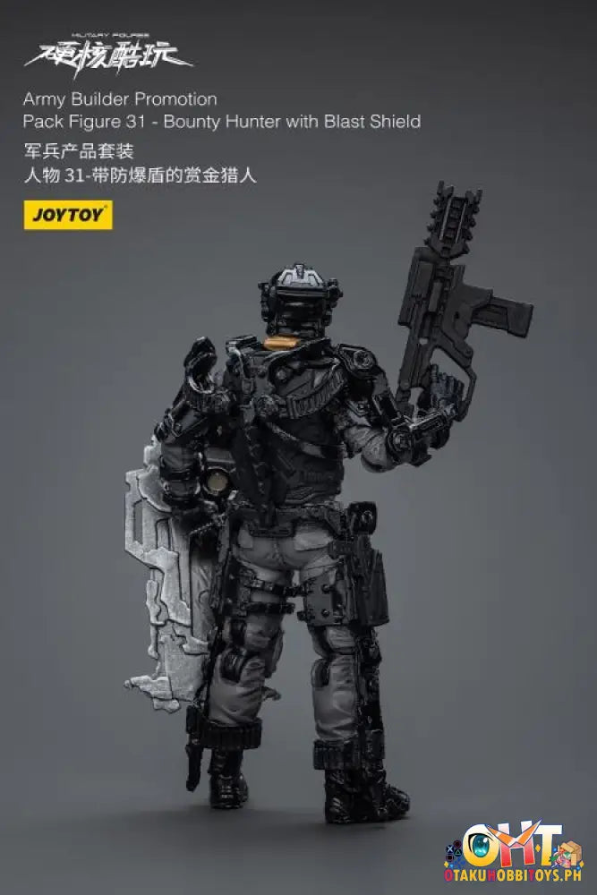 Joytoy 1/18 Army Builder Promotion Pack Figure 31 Bounty Hunter With Blast Shield Jt1774 Articulated