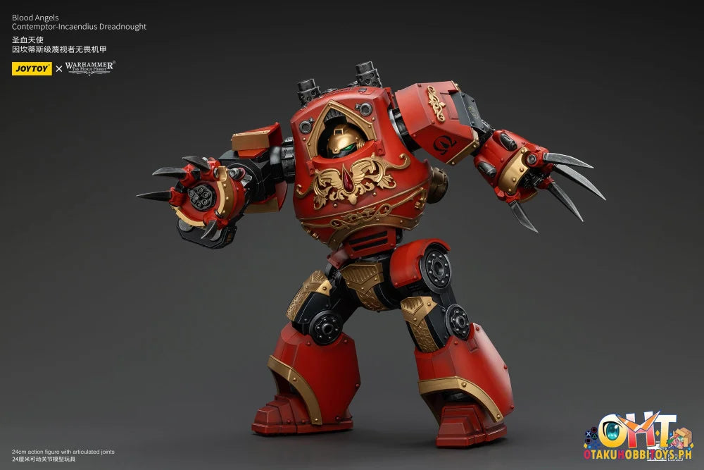 Joytoy 1/18 Blood Angels Contemptor-Incaendius Dreadnought Jt00737 Articulated Figure