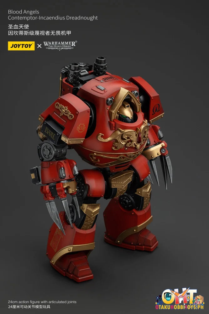 Joytoy 1/18 Blood Angels Contemptor-Incaendius Dreadnought Jt00737 Articulated Figure
