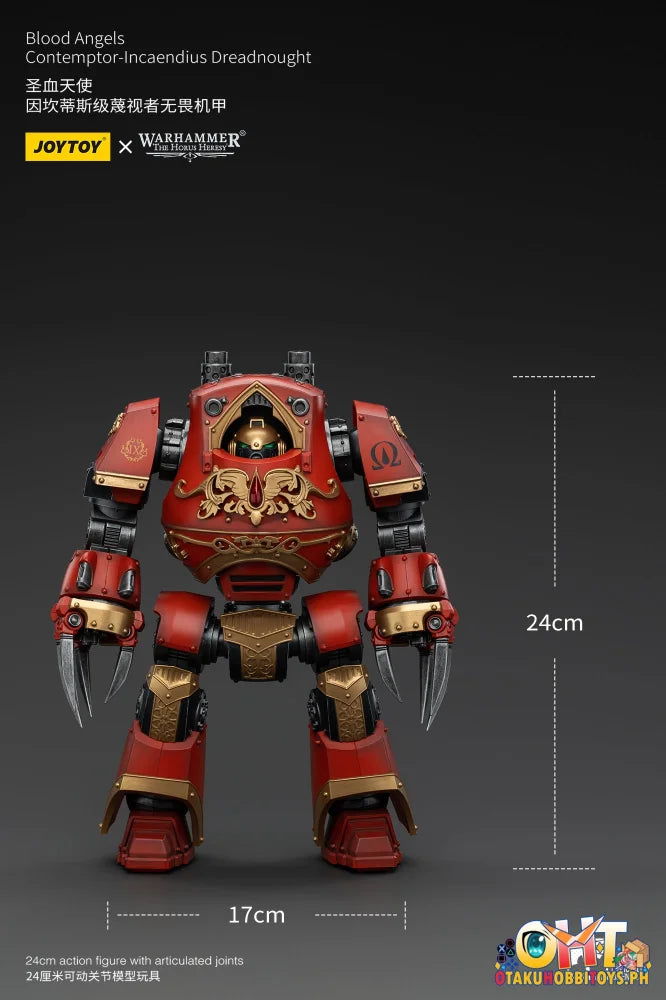 Joytoy 1/18 Blood Angels Contemptor-Incaendius Dreadnought Jt00737 Articulated Figure