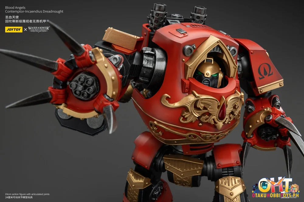 Joytoy 1/18 Blood Angels Contemptor-Incaendius Dreadnought Jt00737 Articulated Figure
