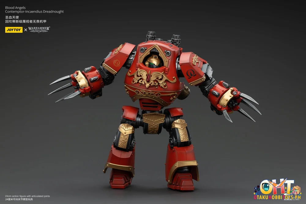 Joytoy 1/18 Blood Angels Contemptor-Incaendius Dreadnought Jt00737 Articulated Figure