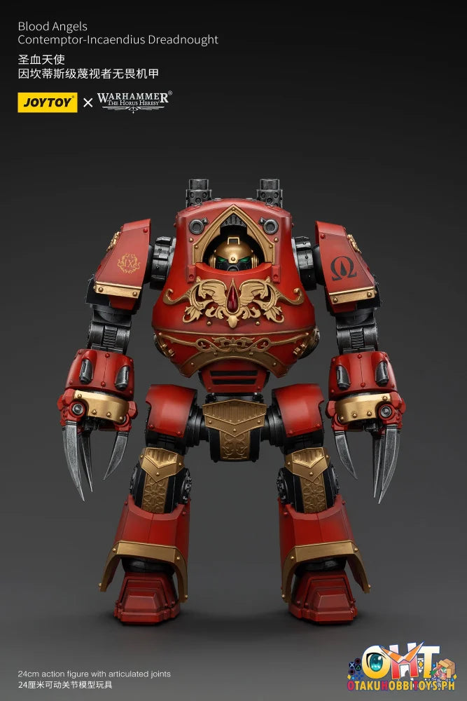 Joytoy 1/18 Blood Angels Contemptor-Incaendius Dreadnought Jt00737 Articulated Figure
