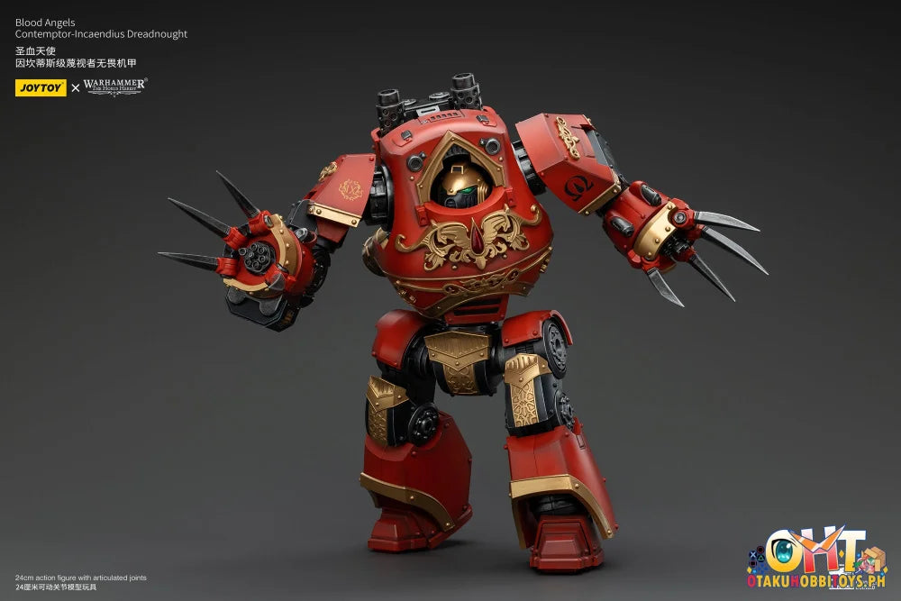 Joytoy 1/18 Blood Angels Contemptor-Incaendius Dreadnought Jt00737 Articulated Figure